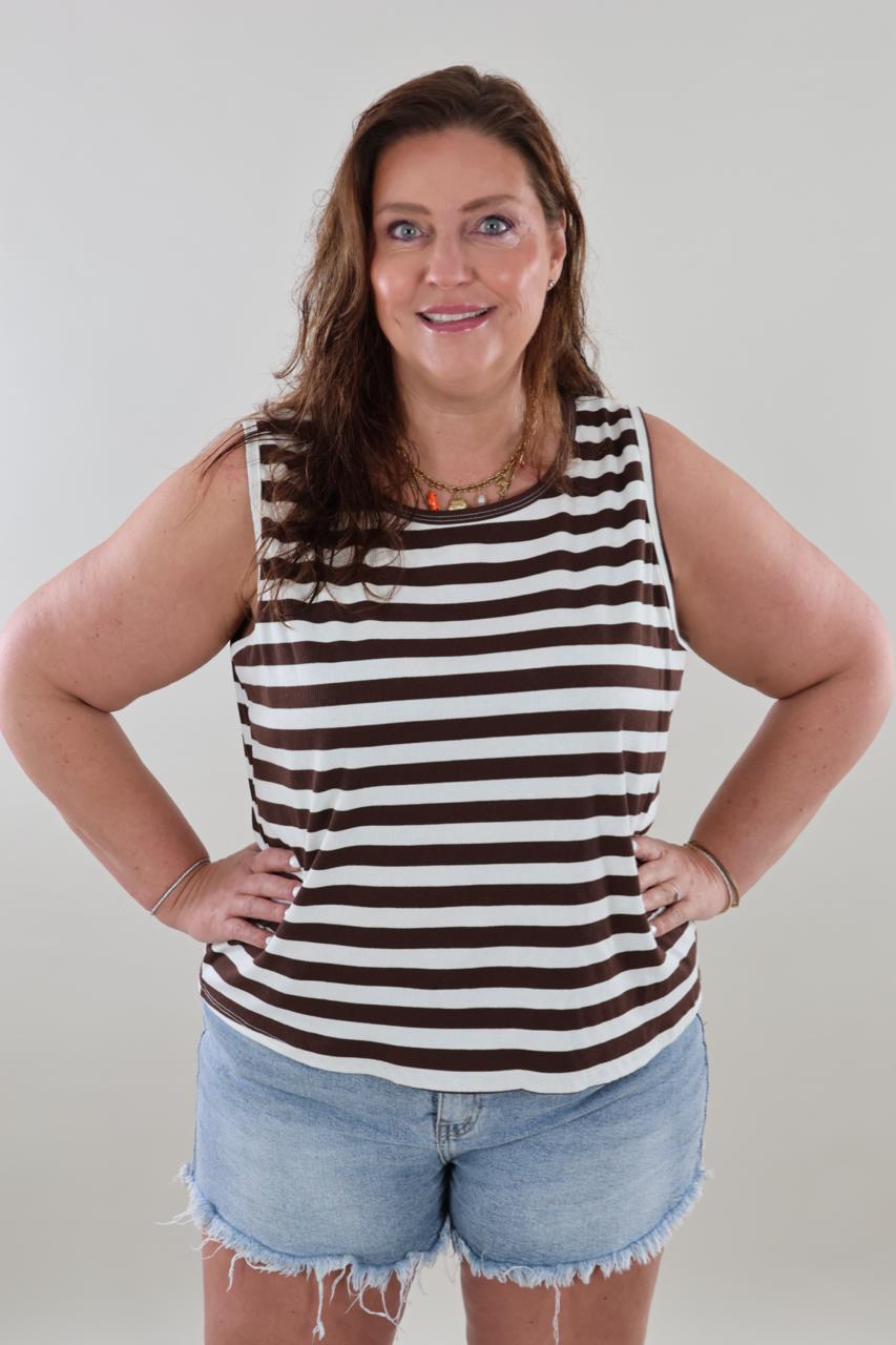 Gratis verzenden - 1396 Hemdje Rib Stripe - Afbeelding 3