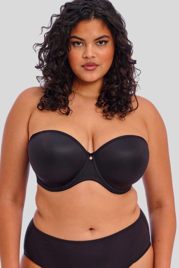 Elomi Smooth Strapless bh black