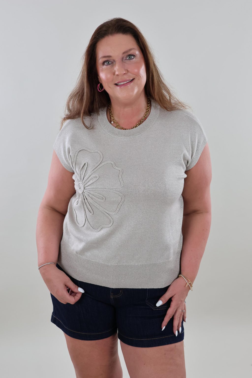 Sale - Vero Moda 61 vmc Cynthia flower kni - Afbeelding 2