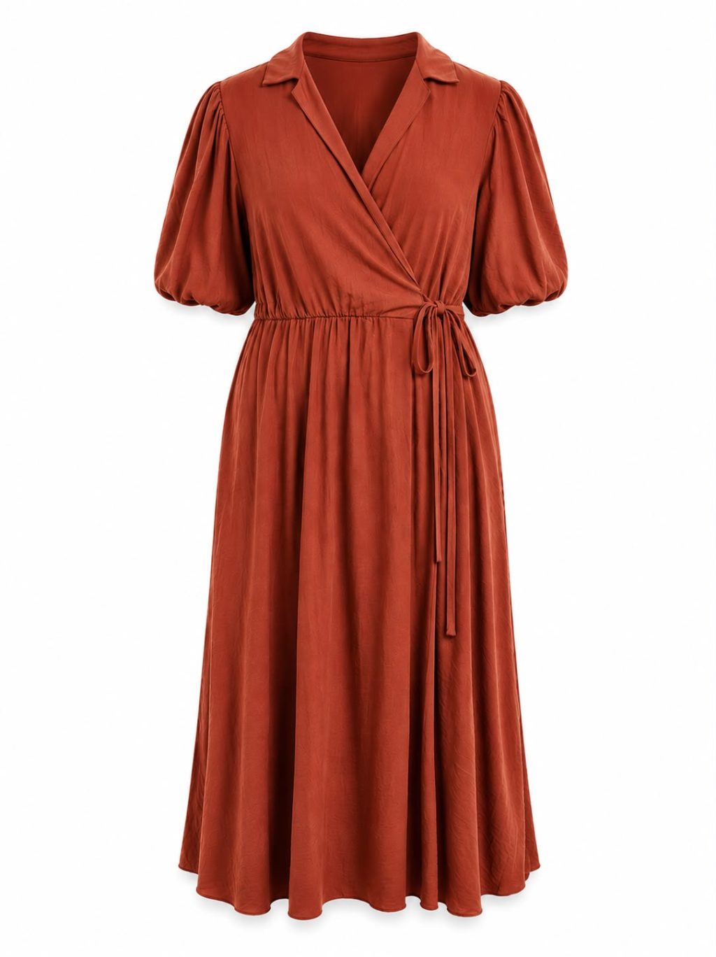 Sale - 1265 Dress Overslag Basic Maxi - Afbeelding 7