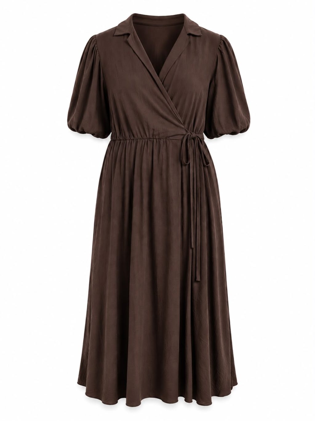 Sale - 1265 Dress Overslag Basic Maxi - Afbeelding 6