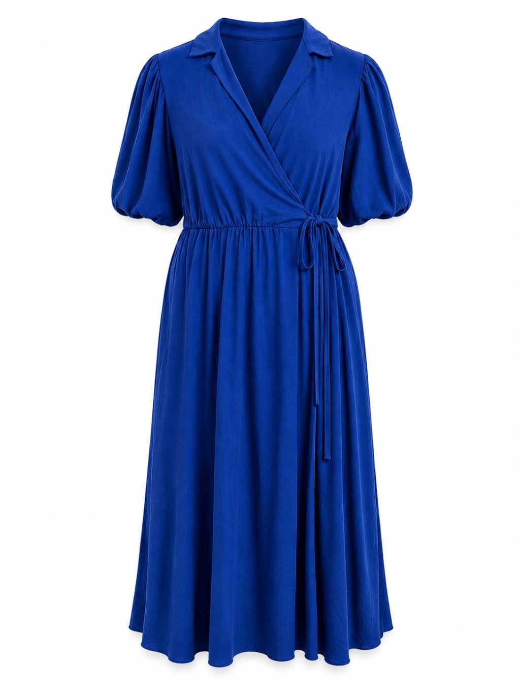 Sale - 1265 Dress Overslag Basic Maxi - Afbeelding 8