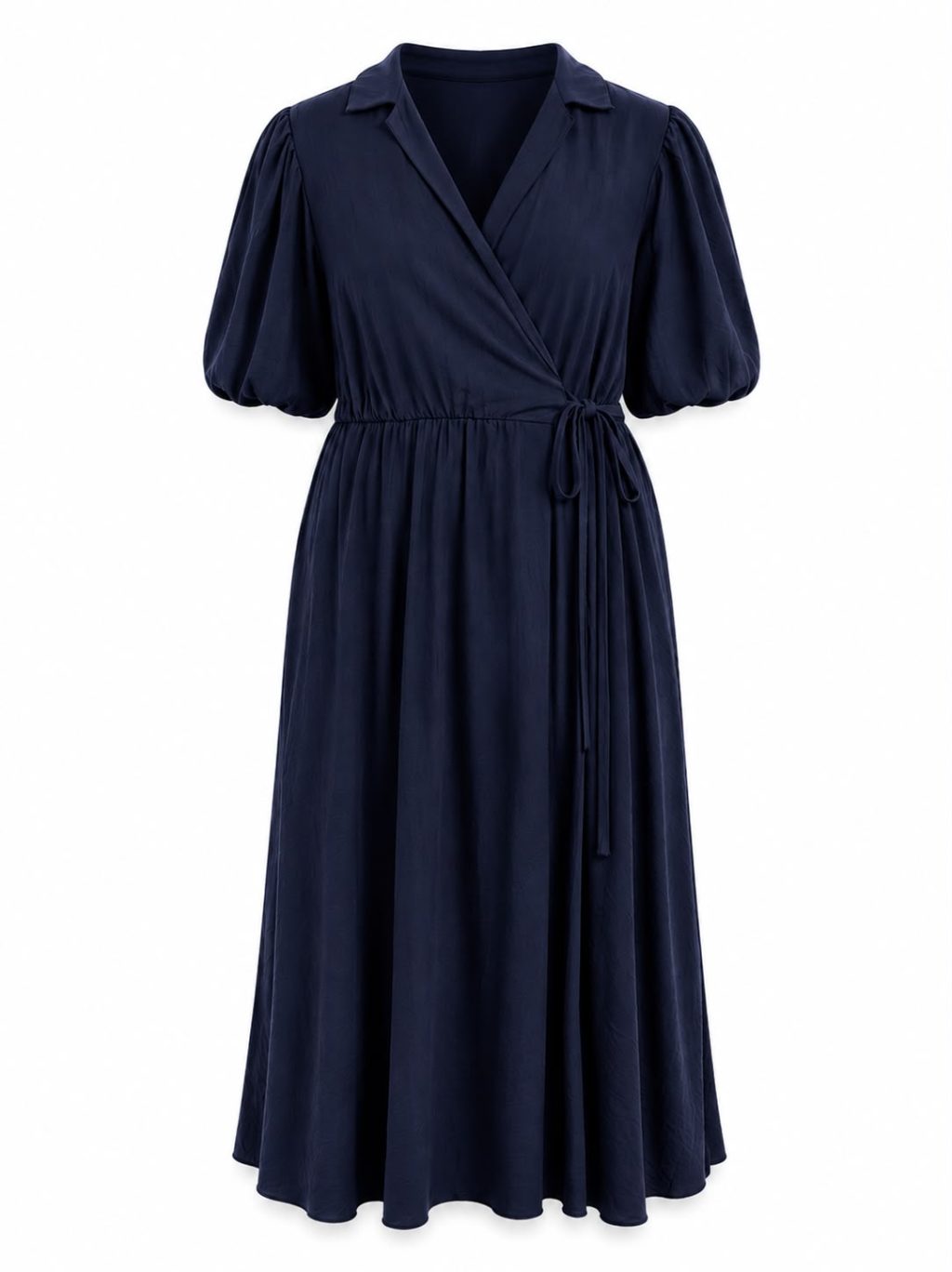 Sale - 1265 Dress Overslag Basic Maxi - Afbeelding 5