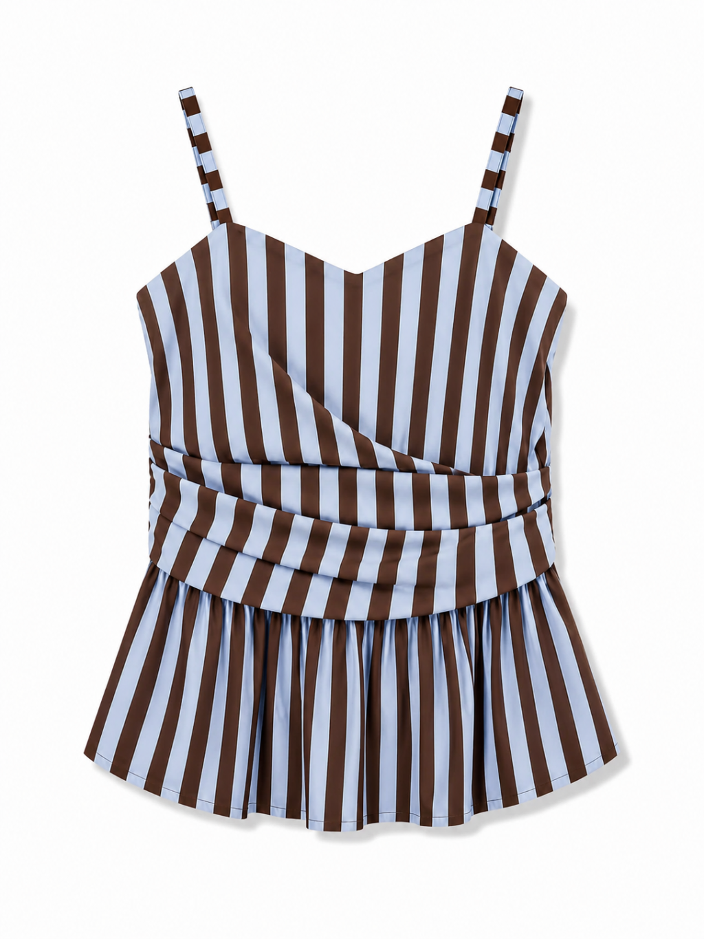 Sale - 1363 top Peplum stripe - Afbeelding 7