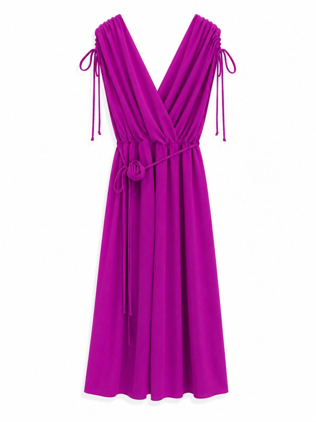 Sale - 1457 Dress Rose V-neck - Afbeelding 9
