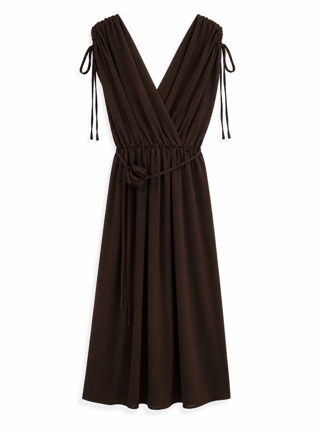 Sale - 1457 Dress Rose V-neck - Afbeelding 7