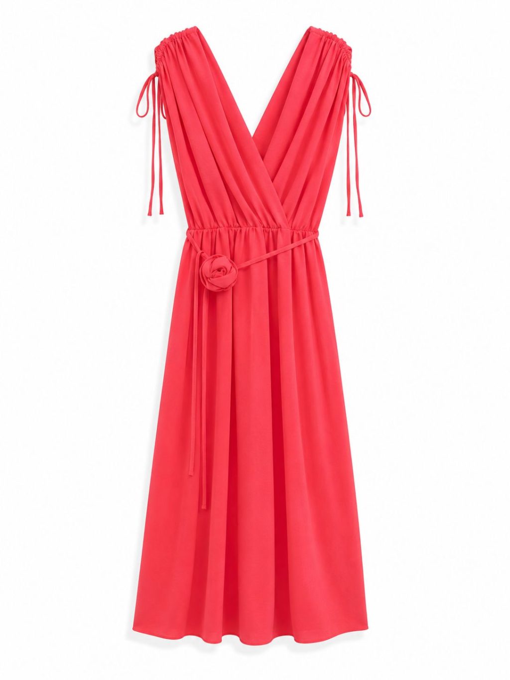 Sale - 1457 Dress Rose V-neck - Afbeelding 8
