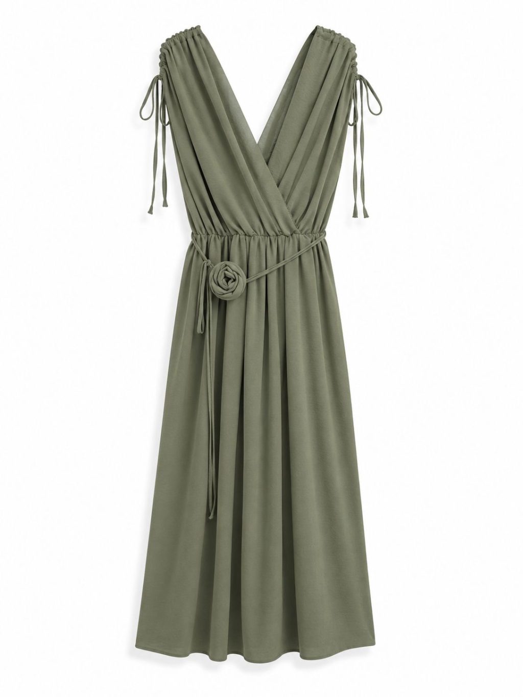 Sale - 1457 Dress Rose V-neck - Afbeelding 6