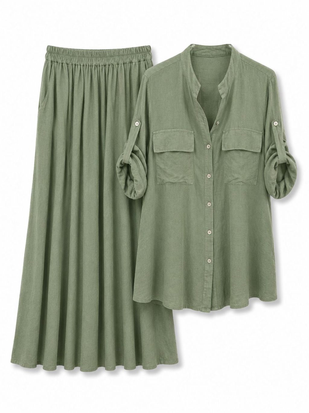 Sale - 1466 Tweedelig set Viscose Vacation - Afbeelding 7