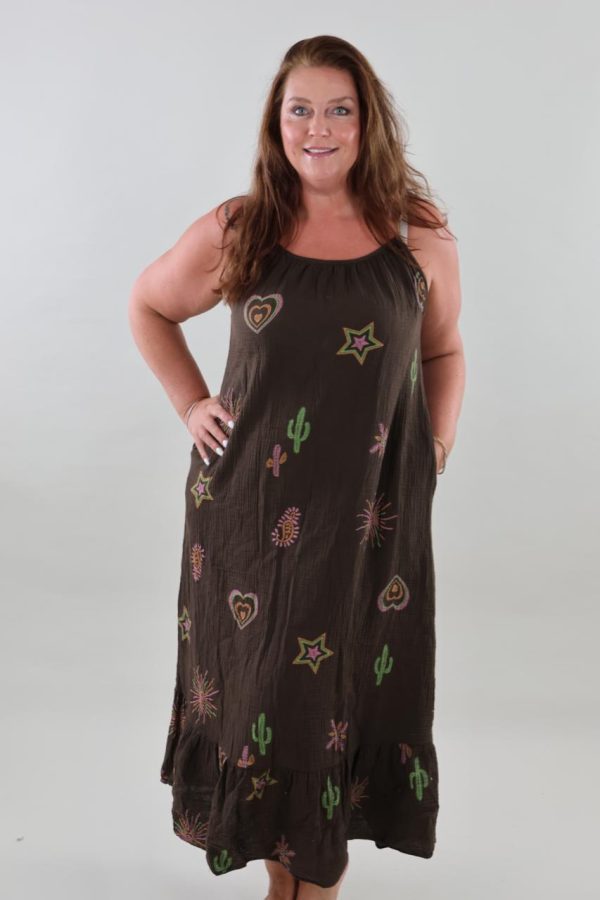 Gratis verzenden - 1503 Dress Cotton Wafel