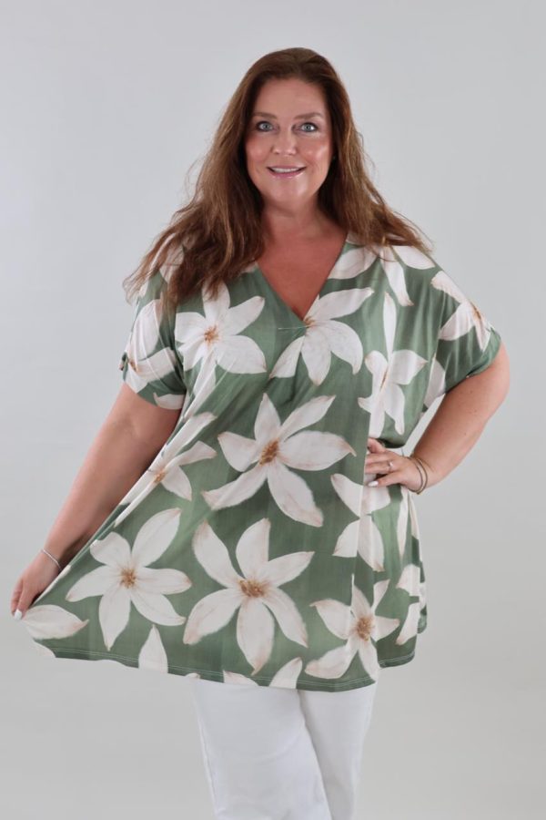 1508 Tuniek Top Flowers