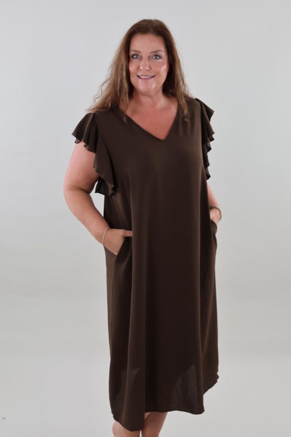 1511 Dress V-neck Split