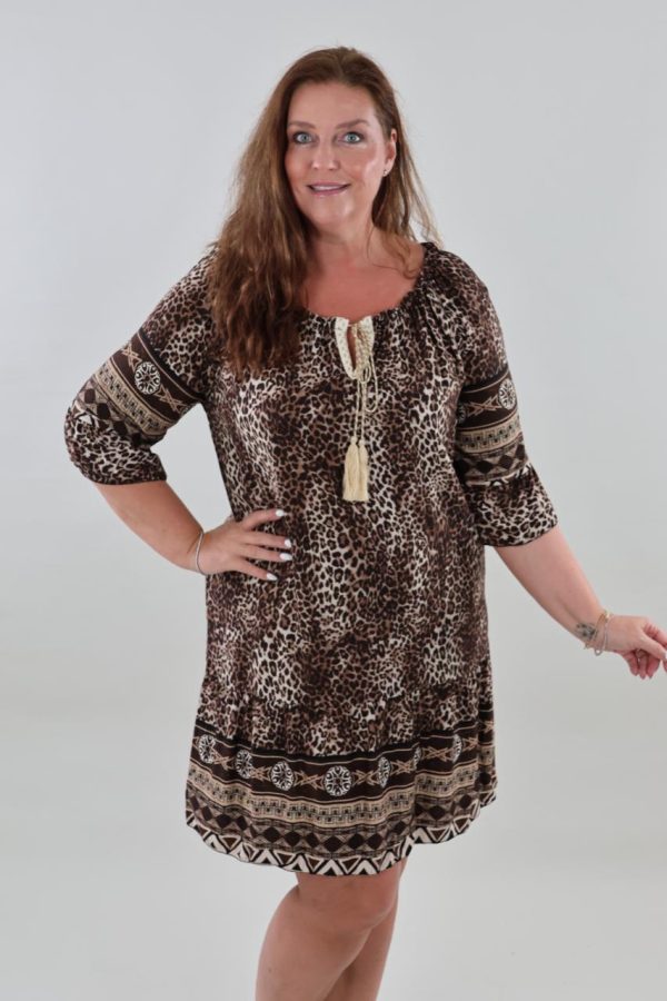 Gratis verzenden - 1527 Dress Panter 3/4 mouw
