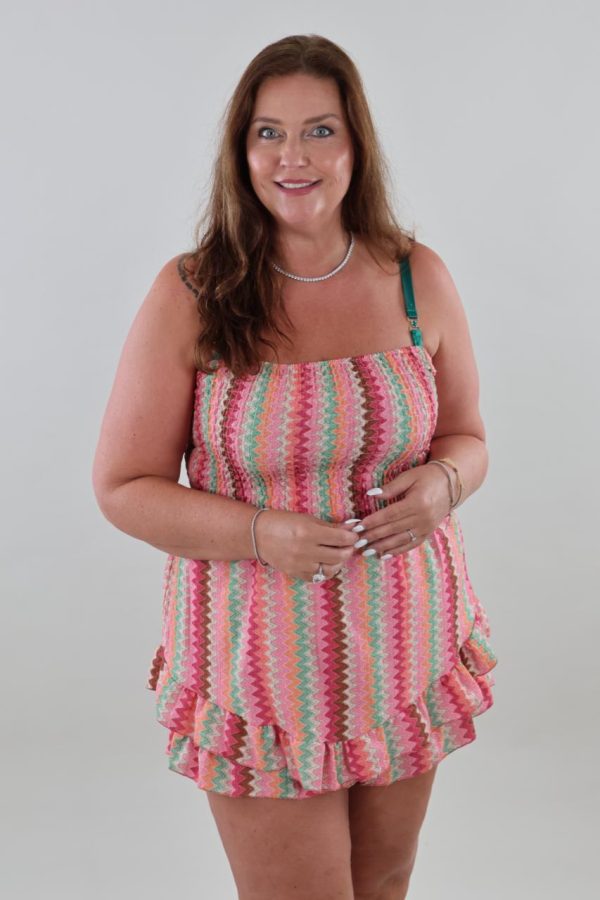 1571 Playsuit Bohemian Strapless