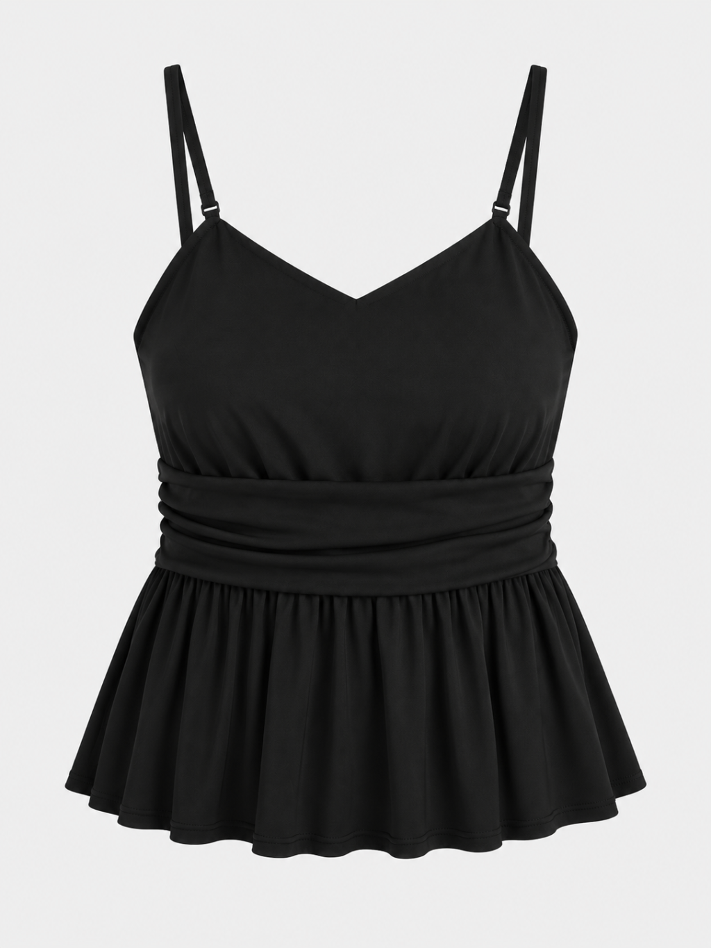 Gratis verzenden - 1581 Top Peplum Basic - Afbeelding 7