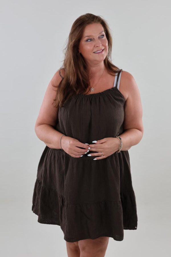 1586 Dress Spaghetti Cotton