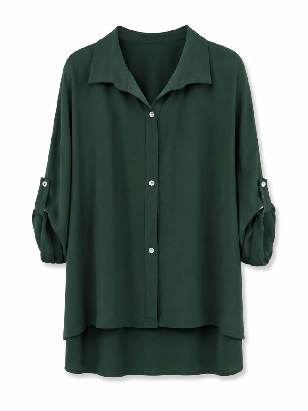 1633 Blouse Viscose Basic 3/4 mouw - Afbeelding 6