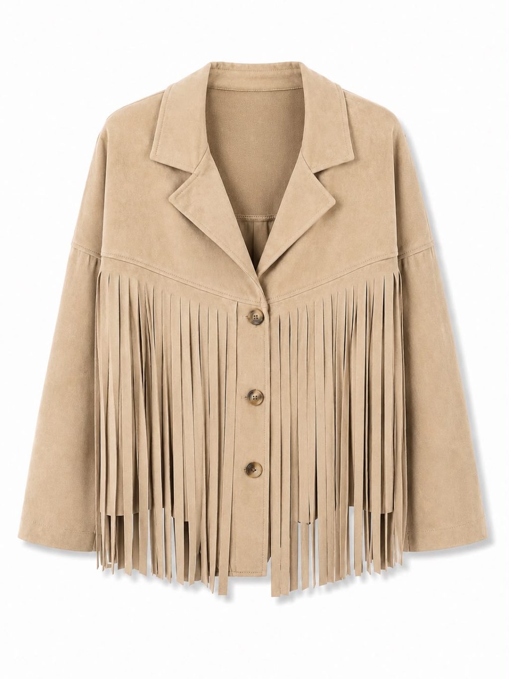 Gratis verzenden - 1641 Jacket Suede Fringe - Afbeelding 5