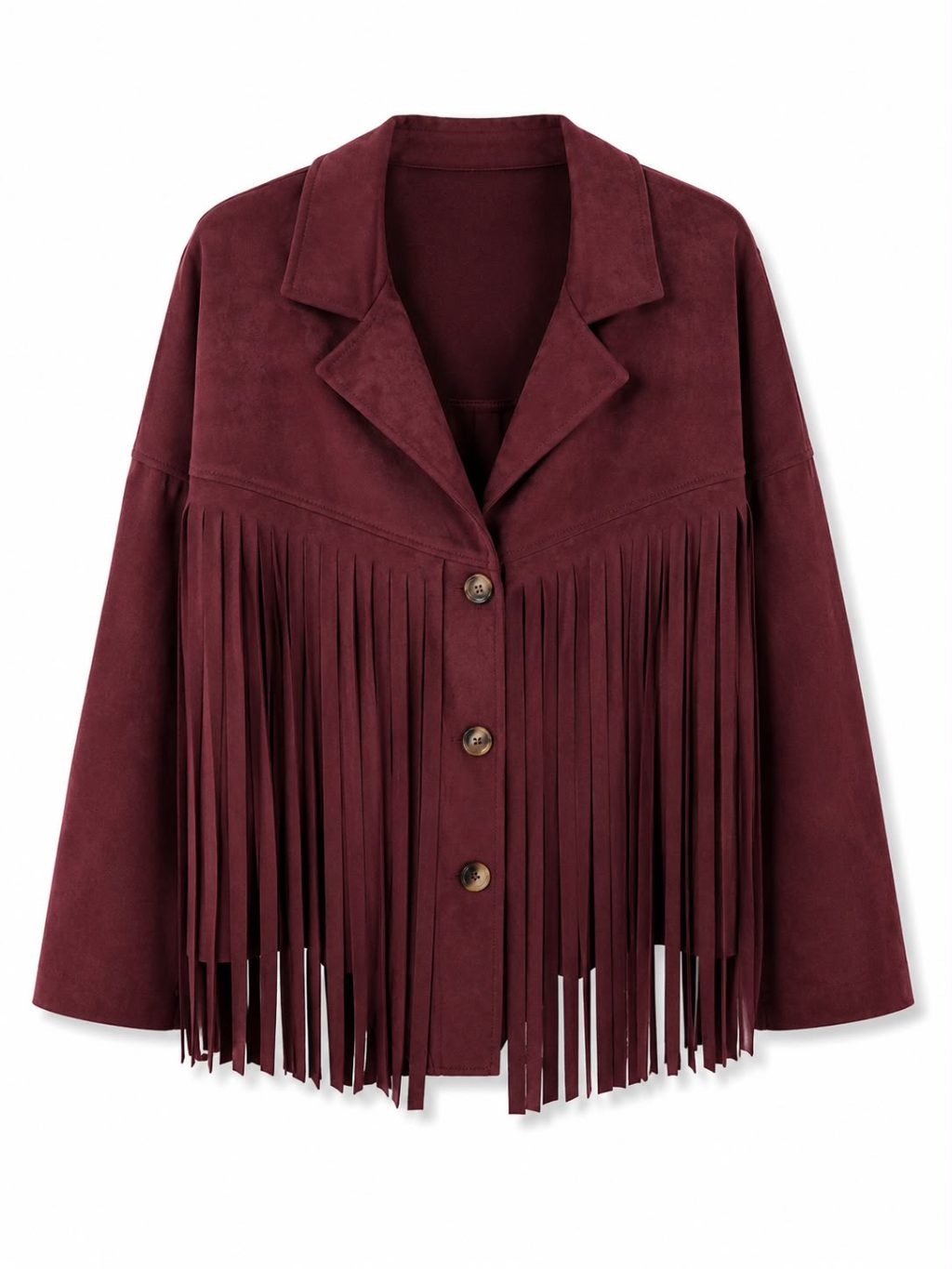 Gratis verzenden - 1641 Jacket Suede Fringe - Afbeelding 6