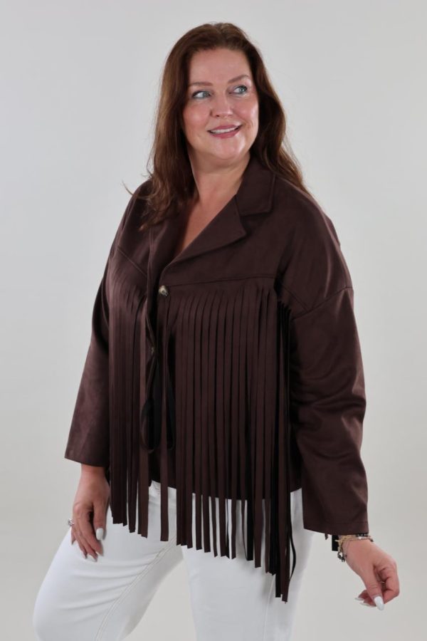 1641 Jacket Suede Fringe