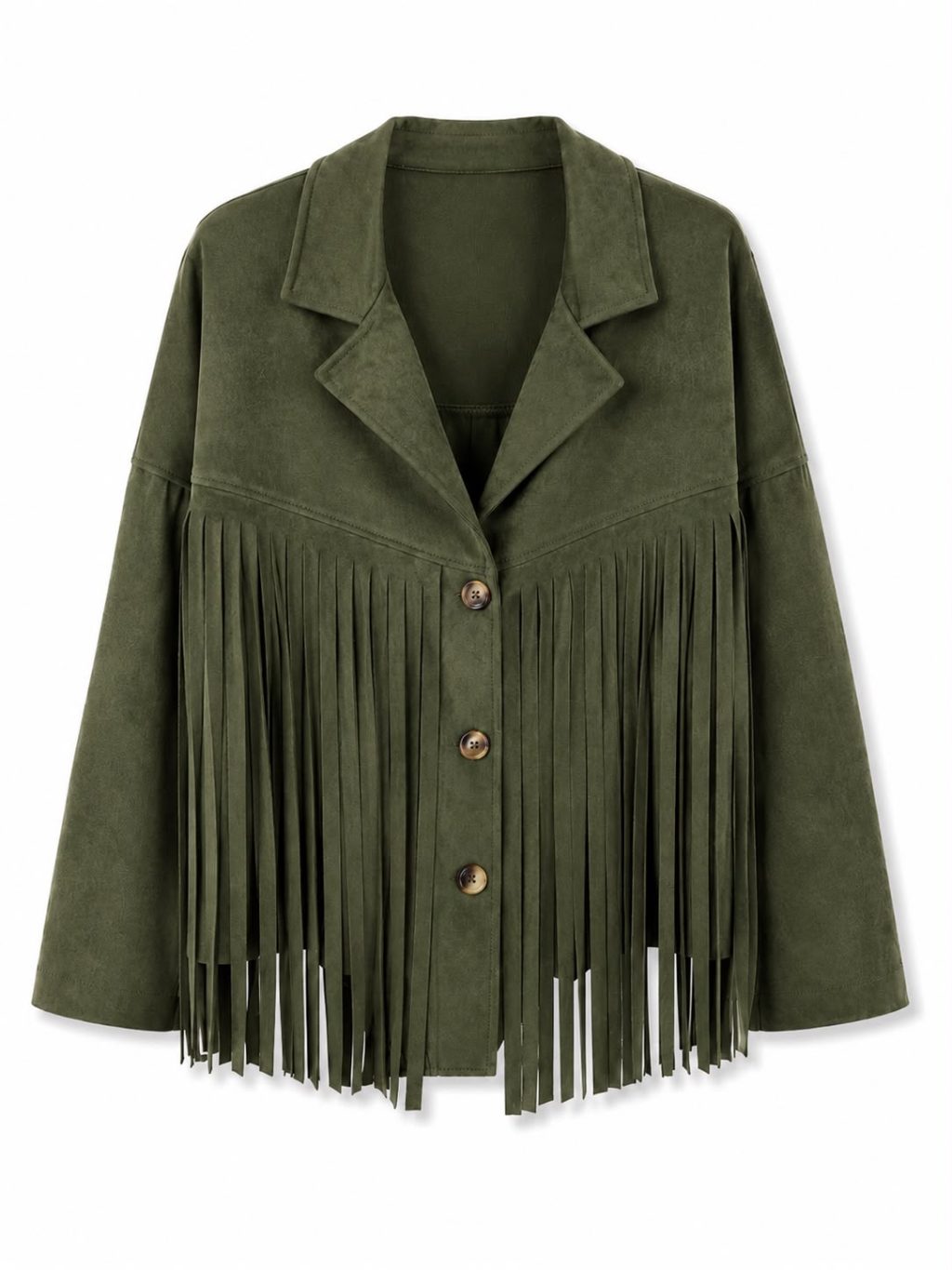 Gratis verzenden - 1641 Jacket Suede Fringe - Afbeelding 7