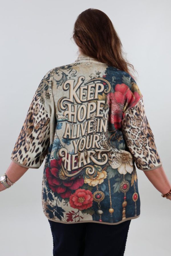 1692 Vest Print Jungle