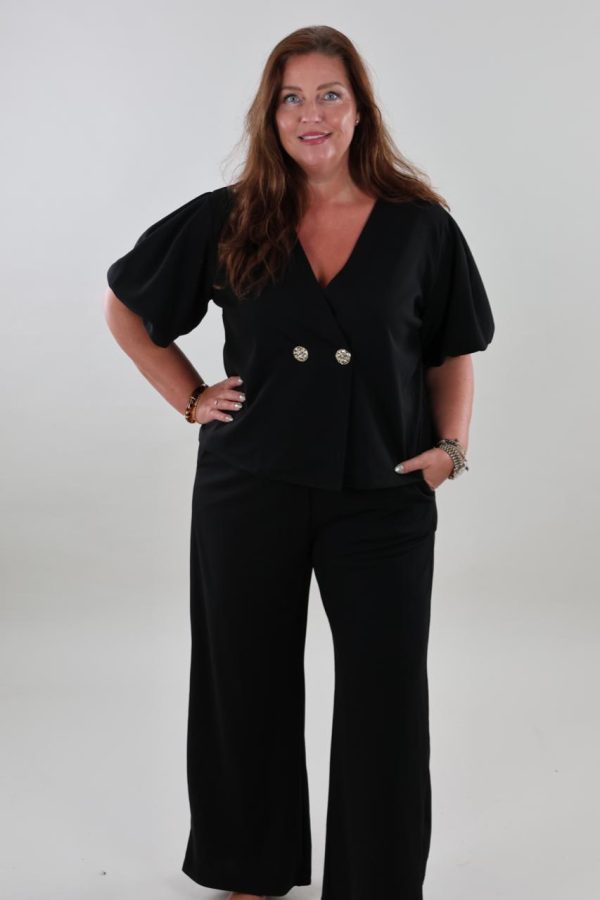 Eva 1708 Blazer Basic Puff sleeve