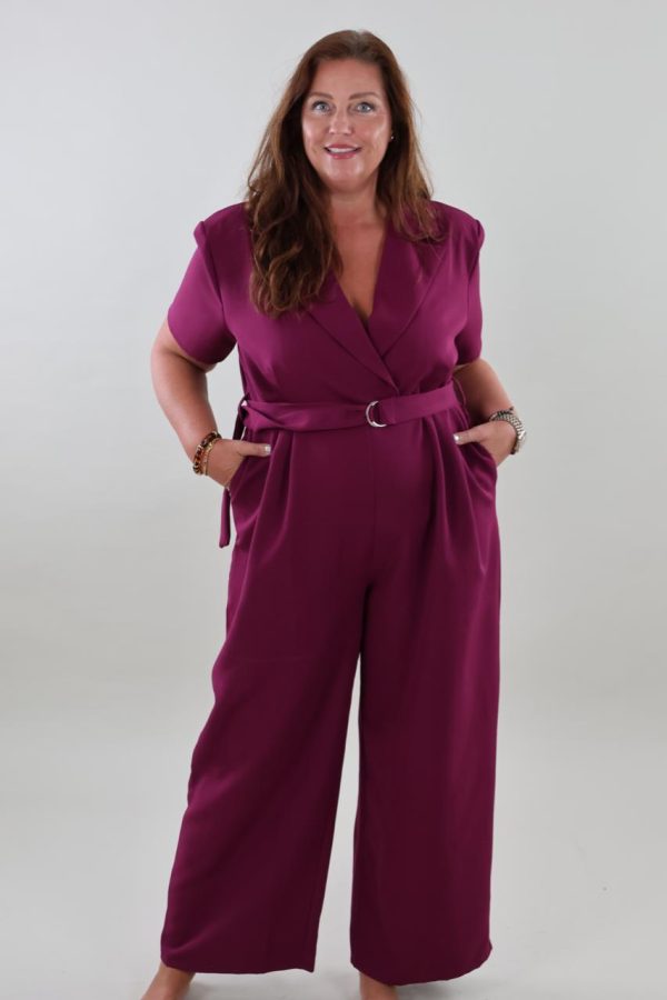 Eva 1709 Jumpsuit Short sleeve
