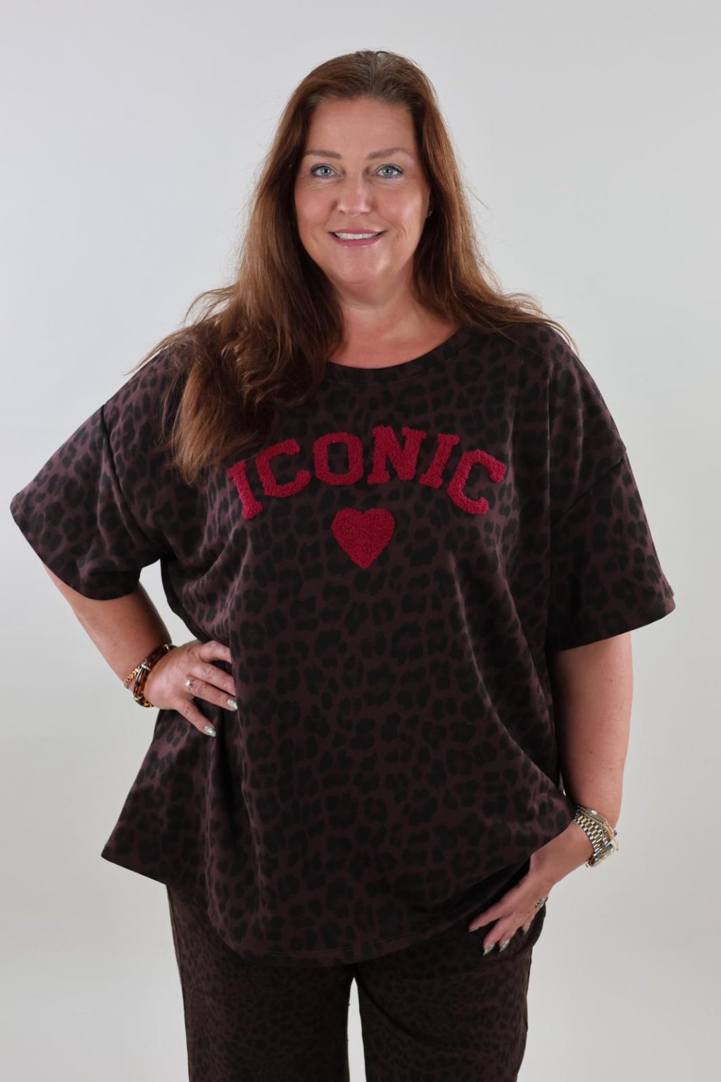 Gratis verzenden - Eva 1716 Sweater Iconic Panter short sleeve