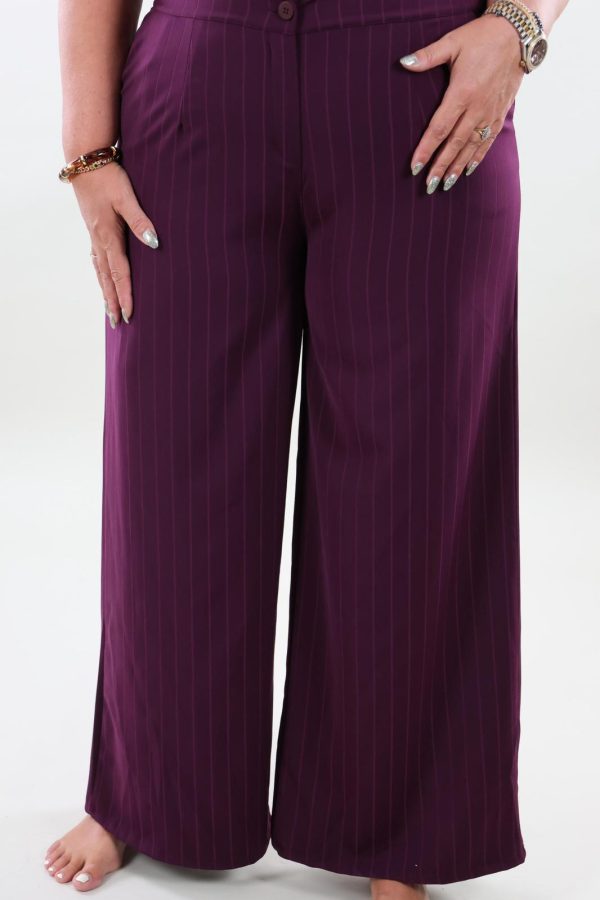 Eva 1721 Pantalon Pinstripe