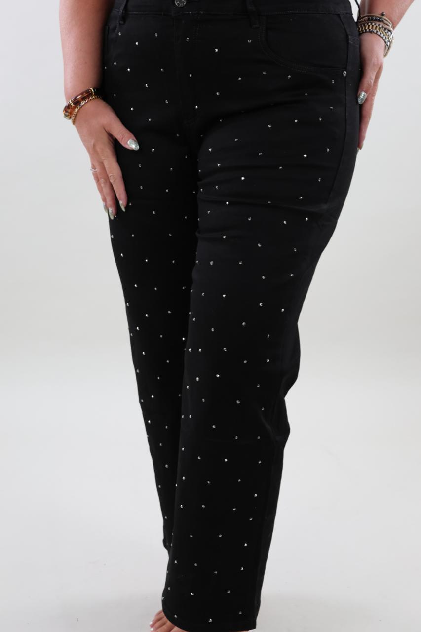 Sale - Jeans 5654 Sparkle Wide leg - Afbeelding 2