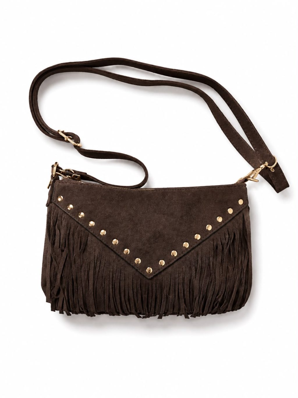 Tas 6 Suède look franjes - Afbeelding 2