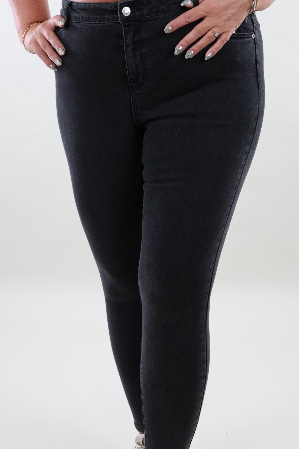 Vero Moda 80 vmc sofia slim jeans black denim - Afbeelding 2