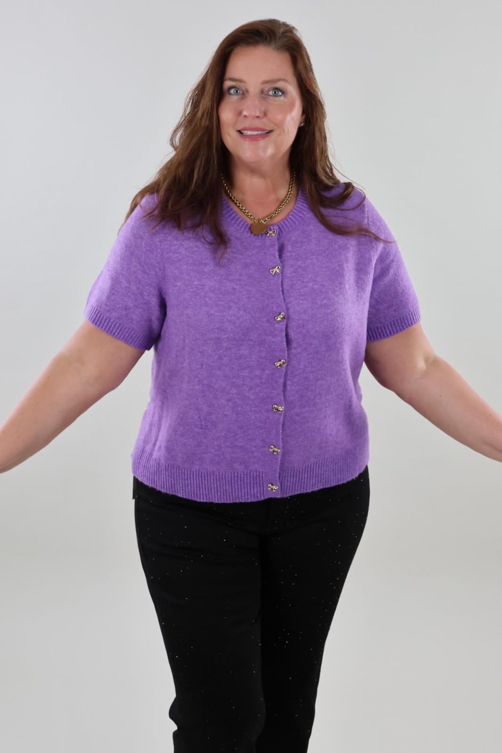 Vero Moda Curve 89 vmc emmery knit cardigan - Afbeelding 2
