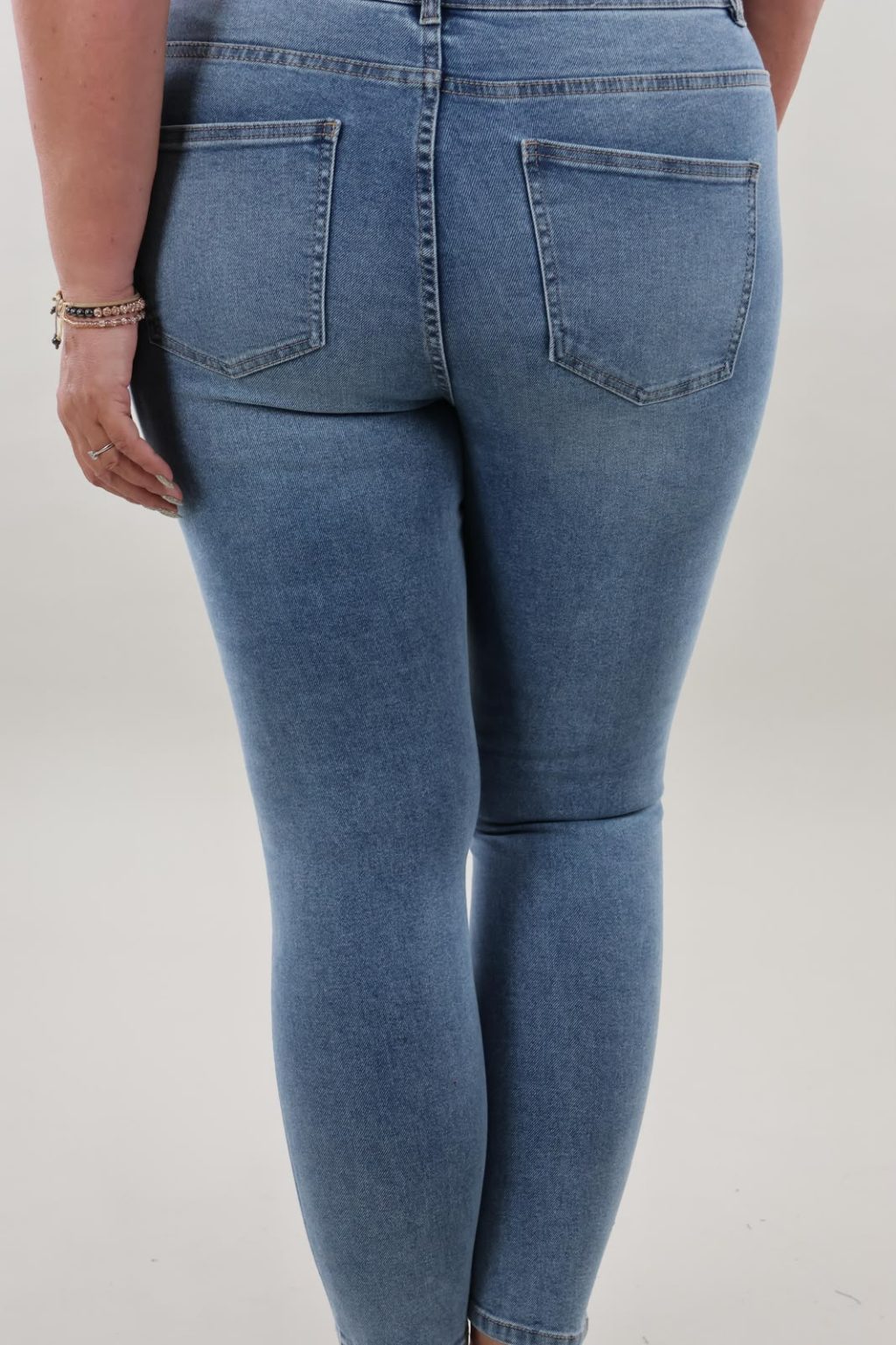 Vero Moda 92 vmc sofila slim jeans medium blue denim - Afbeelding 2