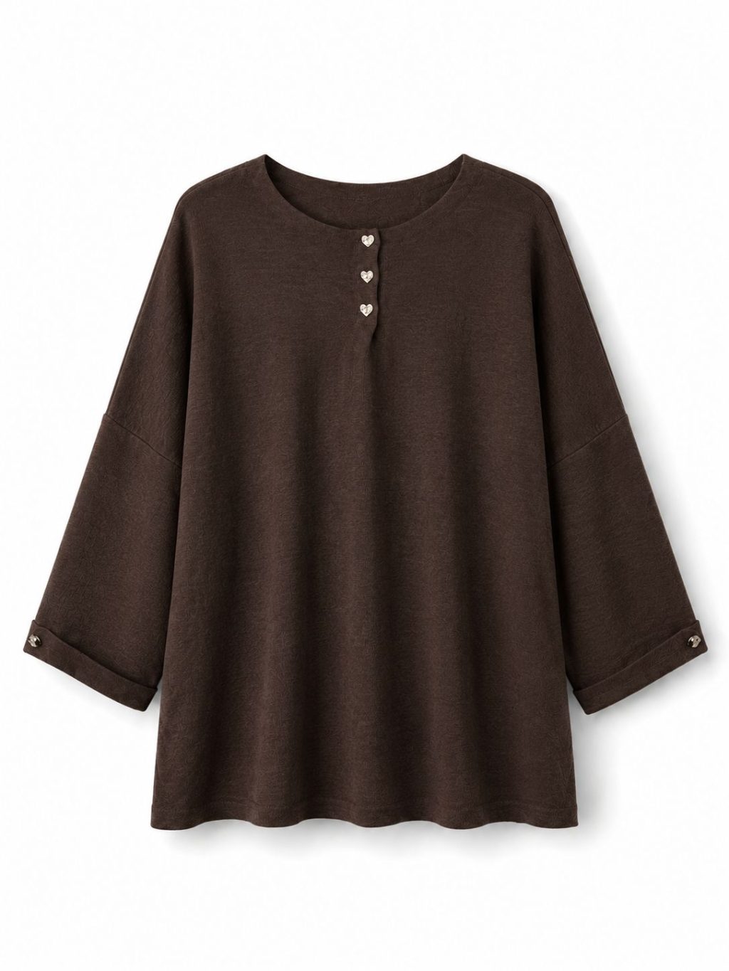 1724 Sweater Heart Button - Afbeelding 5