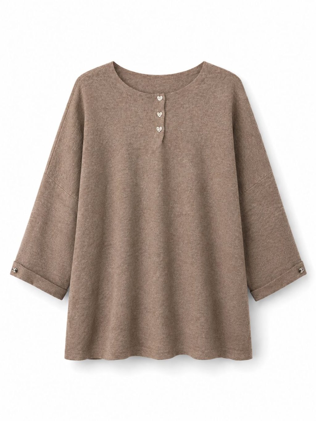 1724 Sweater Heart Button - Afbeelding 3