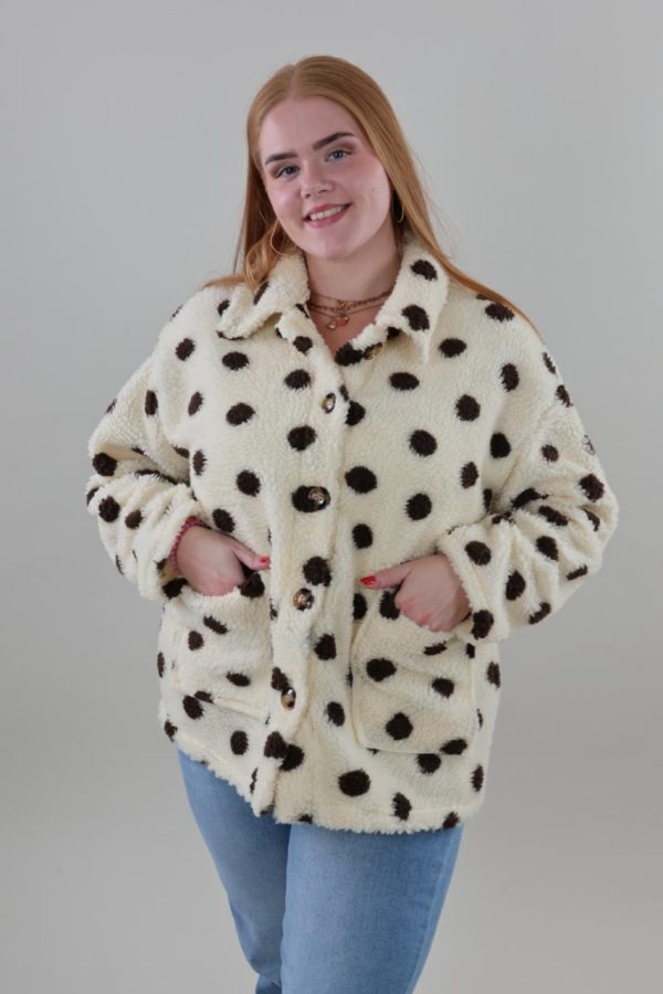 1746 Cardigan Teddy Polka