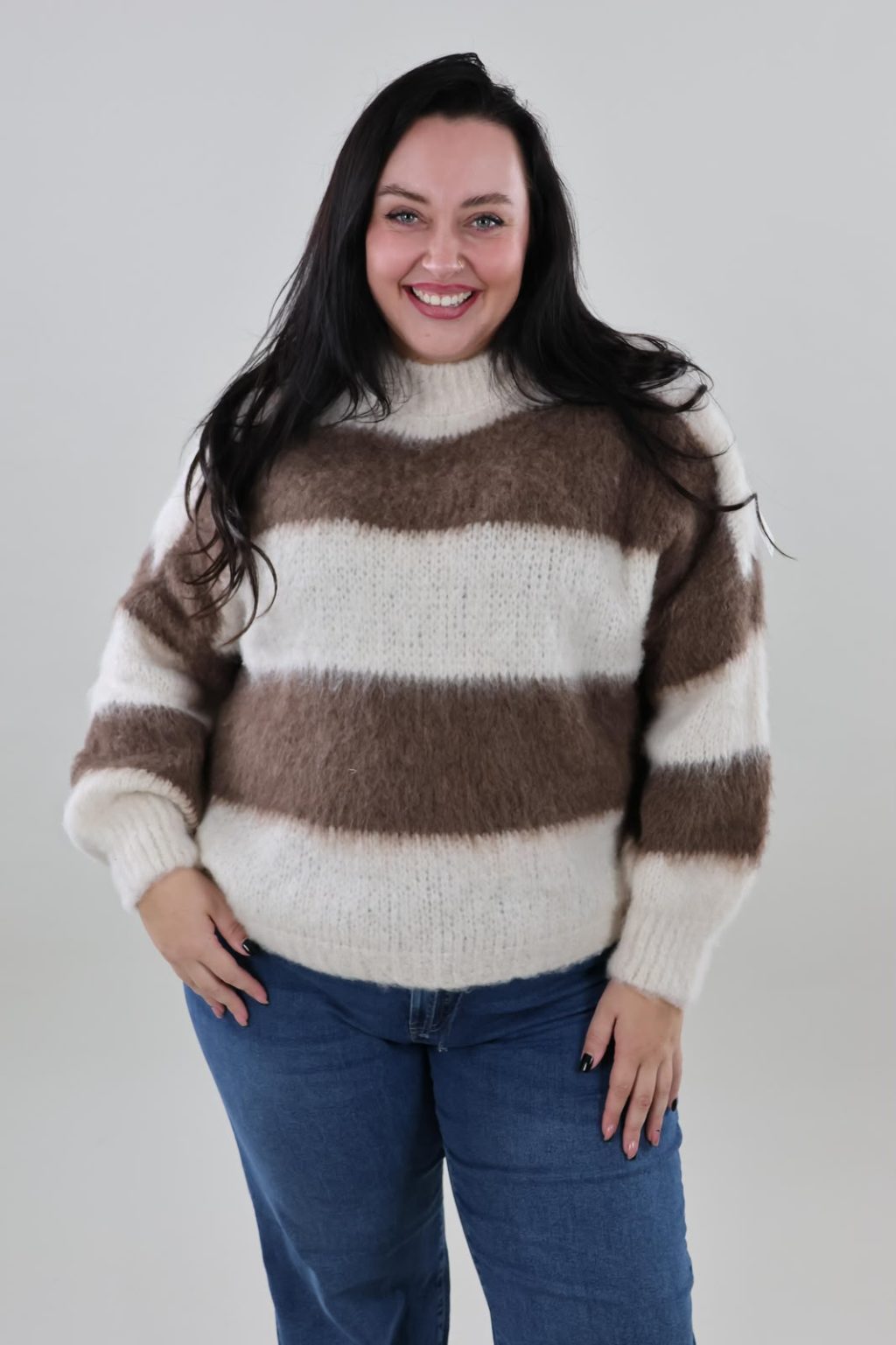1754 Sweater Knitted Stripe - Afbeelding 2