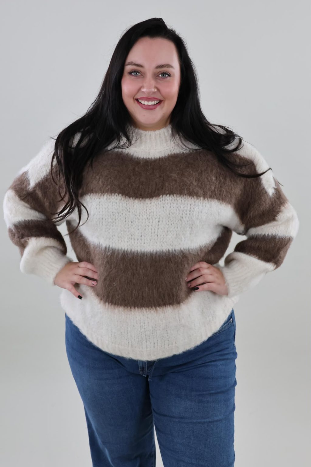 1754 Sweater Knitted Stripe - Afbeelding 3