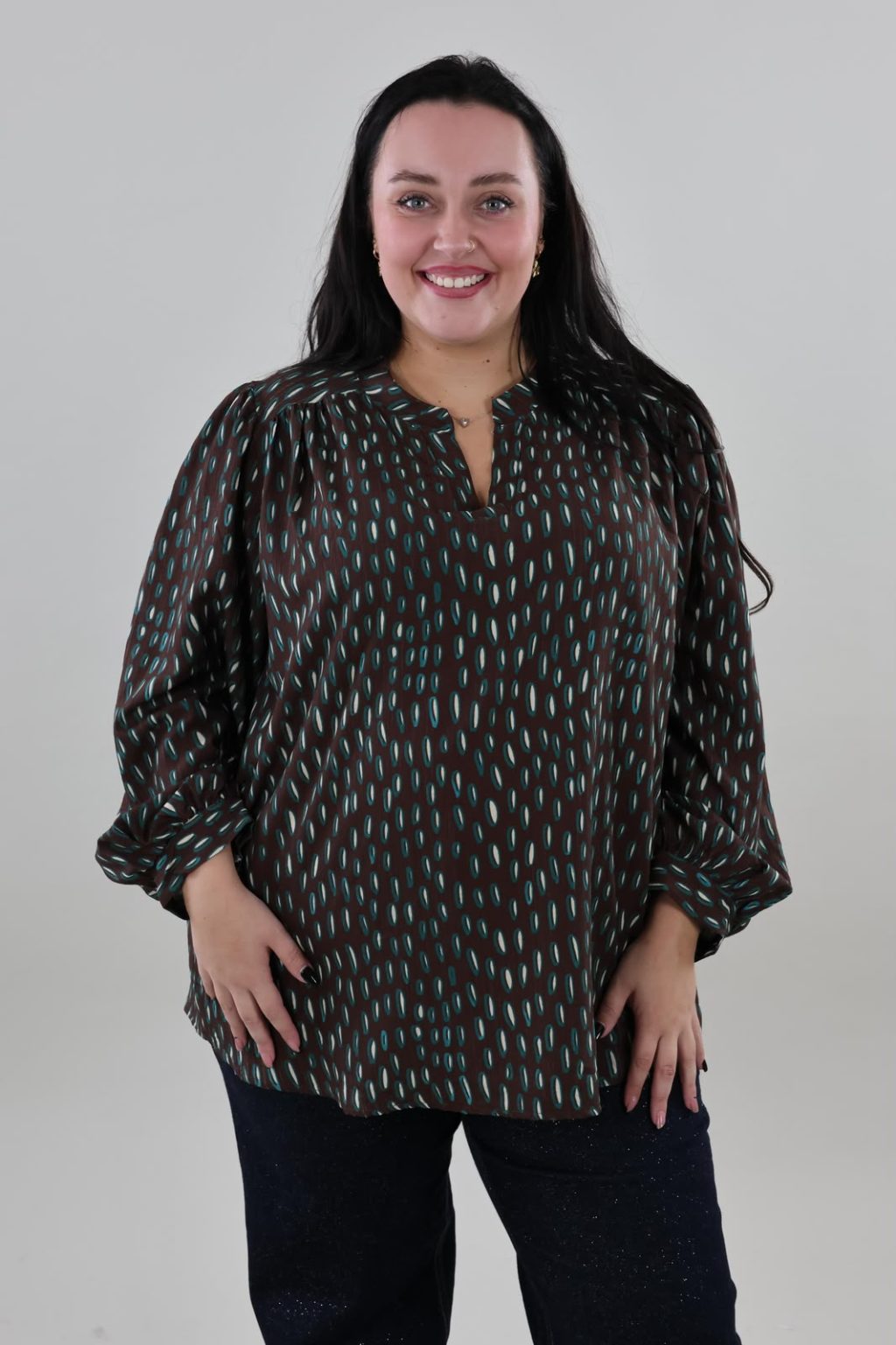 Eva 1770 Blouse V-neck - Afbeelding 2