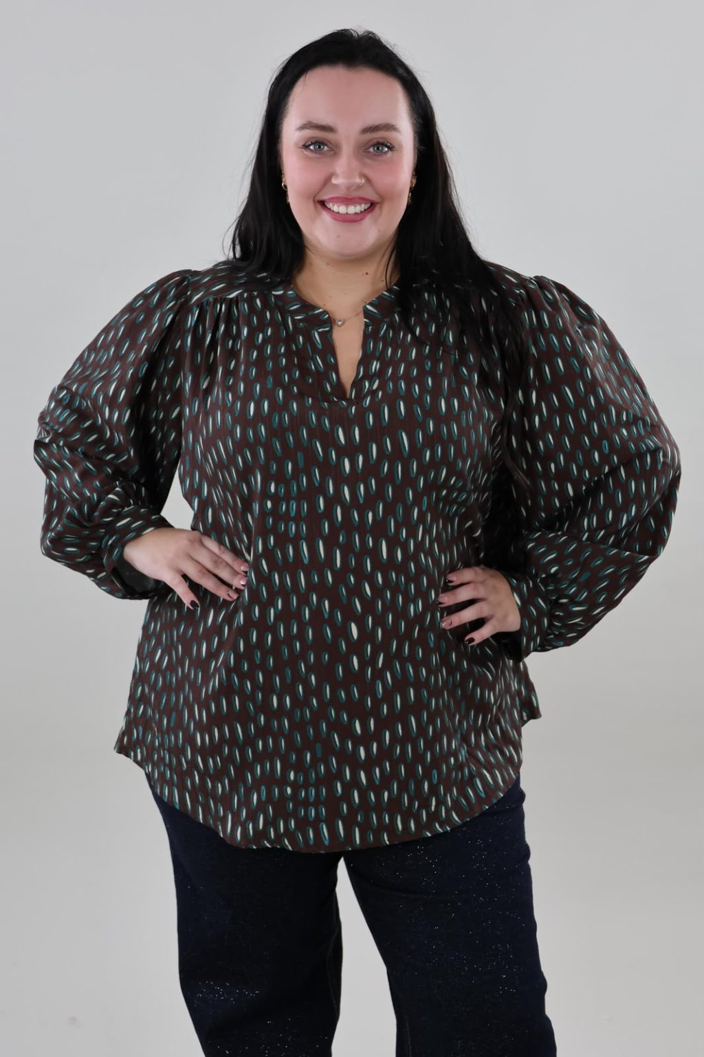 Eva 1770 Blouse V-neck - Afbeelding 4