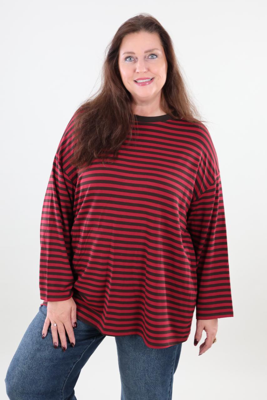 Eva 1815 Shirt Stripes long sleeve