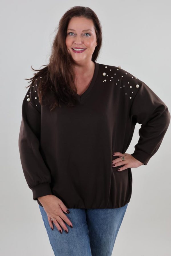 Eva 1824 Sweater Pearls