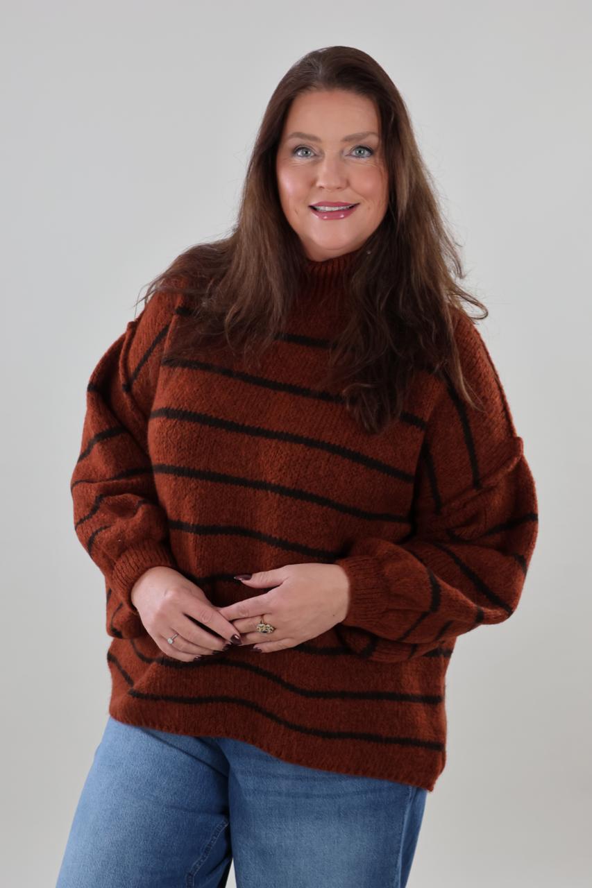 1829 Trui Knitted Stripes
