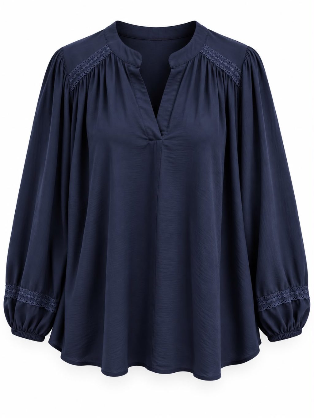Eva 1755 Blouse Basic Balloon sleeves - Afbeelding 6