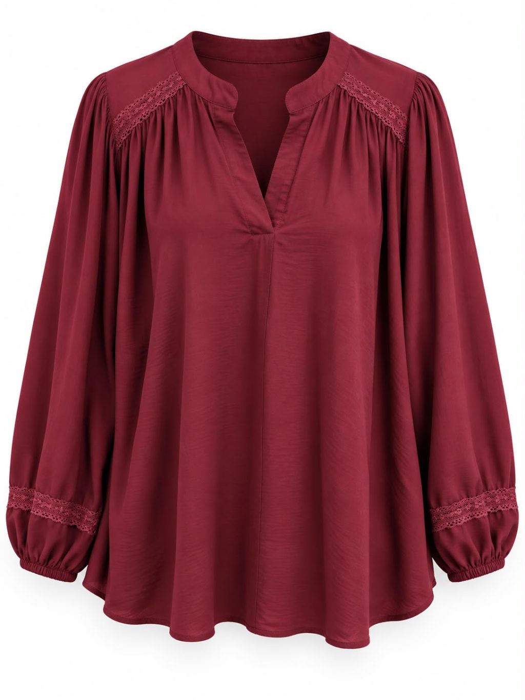 Eva 1755 Blouse Basic Balloon sleeves - Afbeelding 5