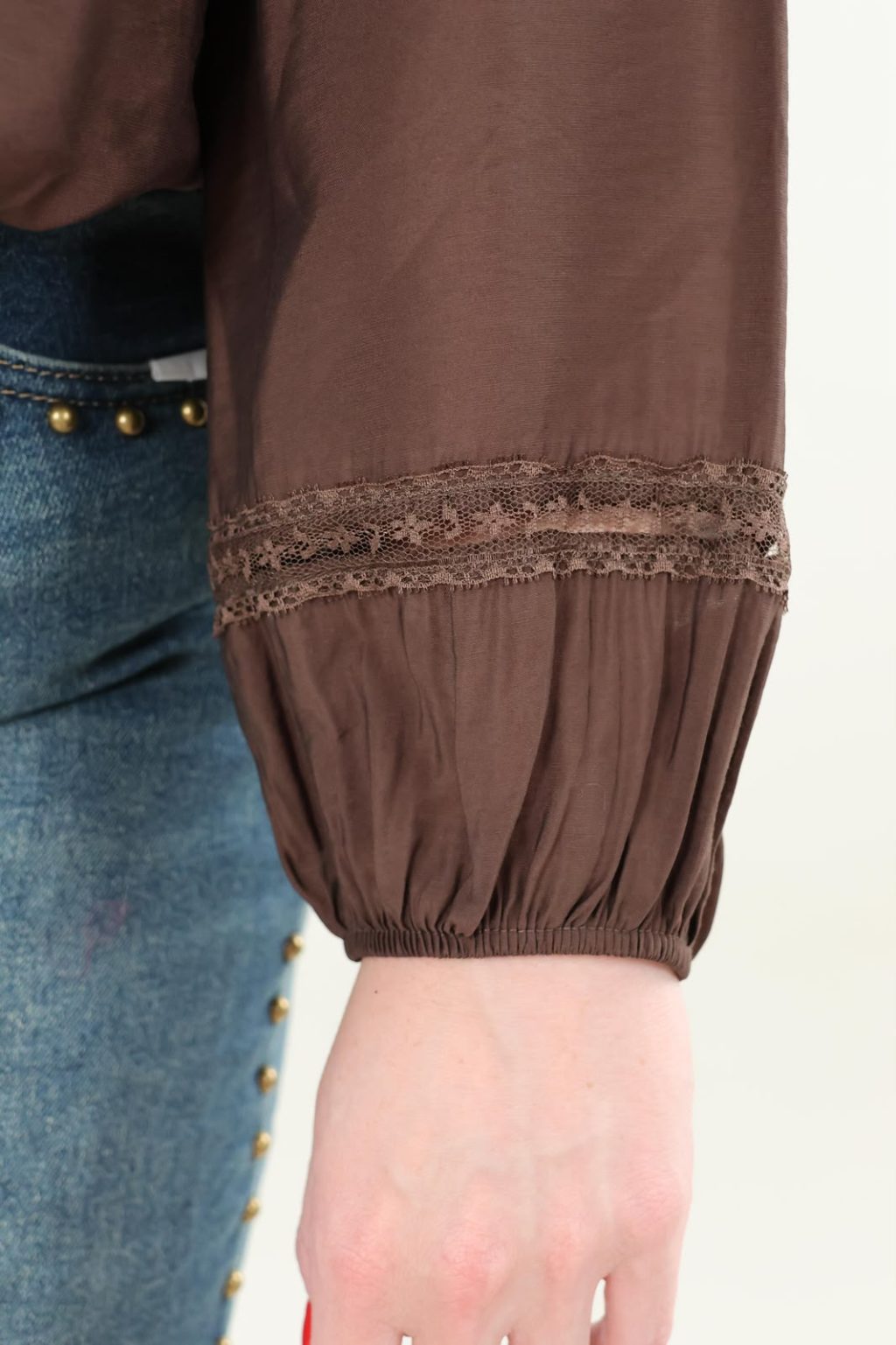 Eva 1755 Blouse Basic Balloon sleeves - Afbeelding 3