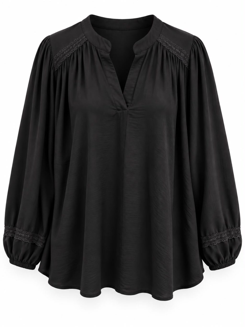 Eva 1755 Blouse Basic Balloon sleeves - Afbeelding 7