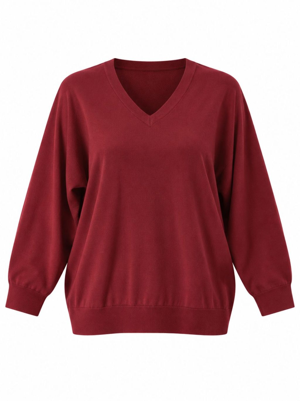 Vero Moda Curve 112 vmc holly karis v-neck pull over - Afbeelding 4